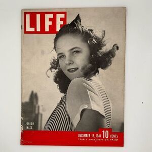 Vintage Magazine Cover - December 1941